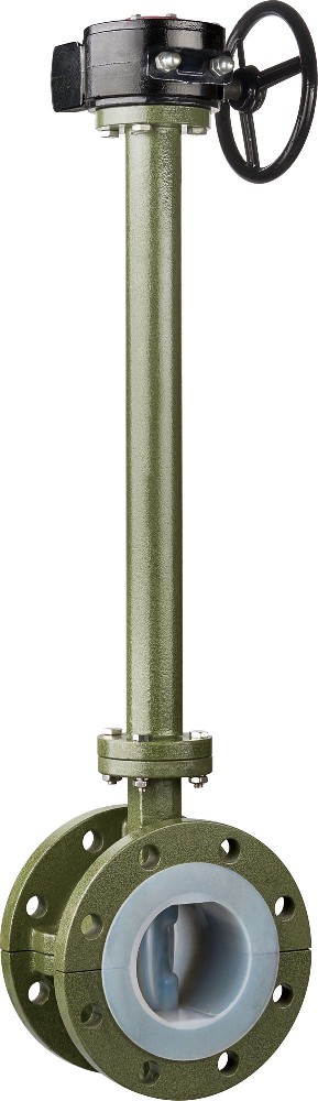 D341F46-16C 加長(zhǎng)桿渦輪法蘭蝶閥